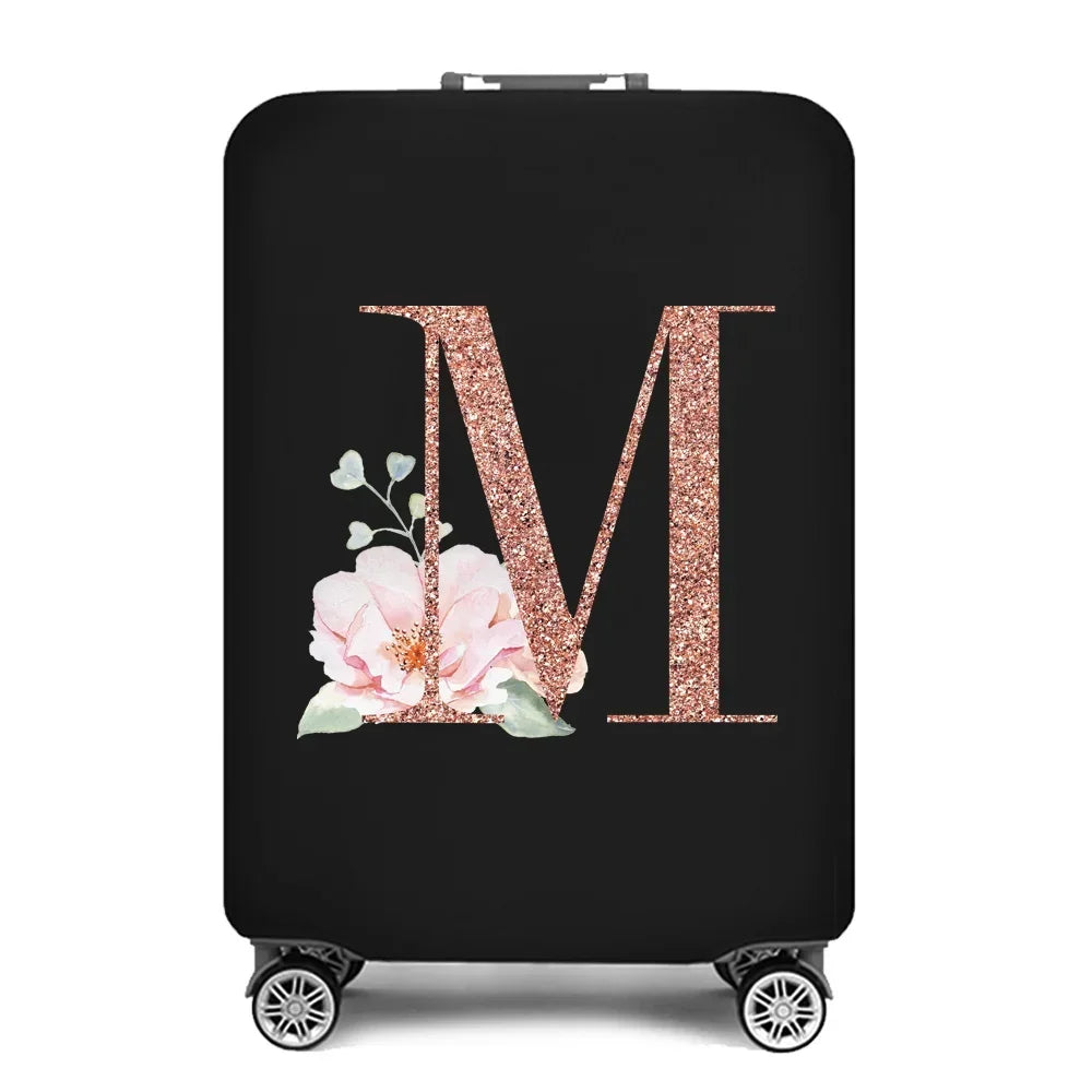 Stretch Luggage Covers 18-32 Protector Travel Luggage Suitcase Protective Cover Rose Gold Series Dust Covers Travel Organizer
