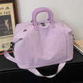 Expandable Portable Travel Bag with Large Capacity Handheld Shoulder Bag for Yoga Fitness Ideal for Lightweight Outings