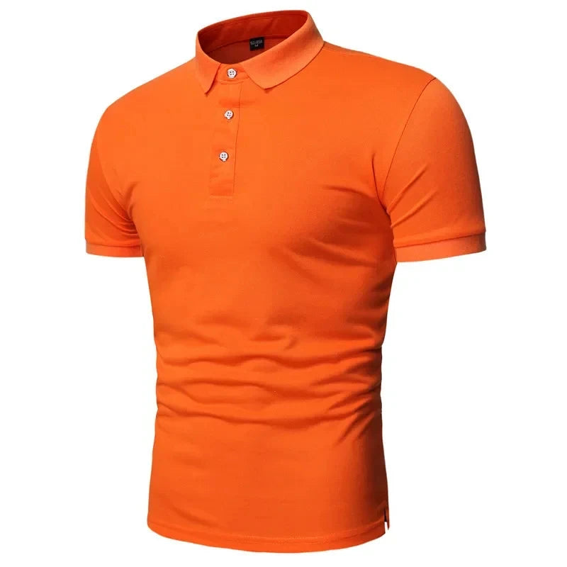 2026Cotton Polo Men Shirt Short Sleeve Polo Shirt Contrast Color Polo Summer Streetwear Casual Fashion Men tops