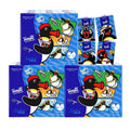 Tempo X Pingu Pocket Tissues, 4-ply Thick Soft Paper Handkerchiefs, 12-pack Portable Printed Facial Tissues For Daily Use