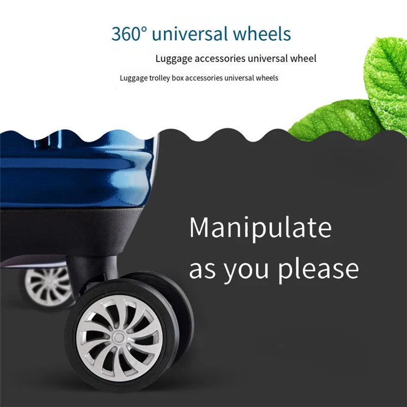 ABRT-4 Pack Replacement Luggage Suitcase Spinner Wheels Universal Swivel Wheel Suitcase Spinner Wheels For Luggage