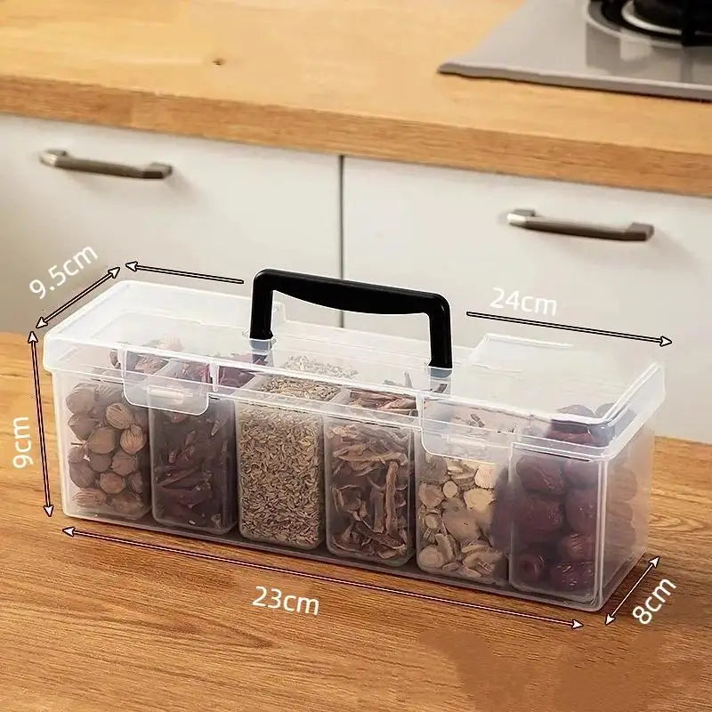 Transparent Handheld Toolbox Portable Large Capacity Thickened Plastic Hardware Tool Storage Box With Handle Tool Organizer Box
