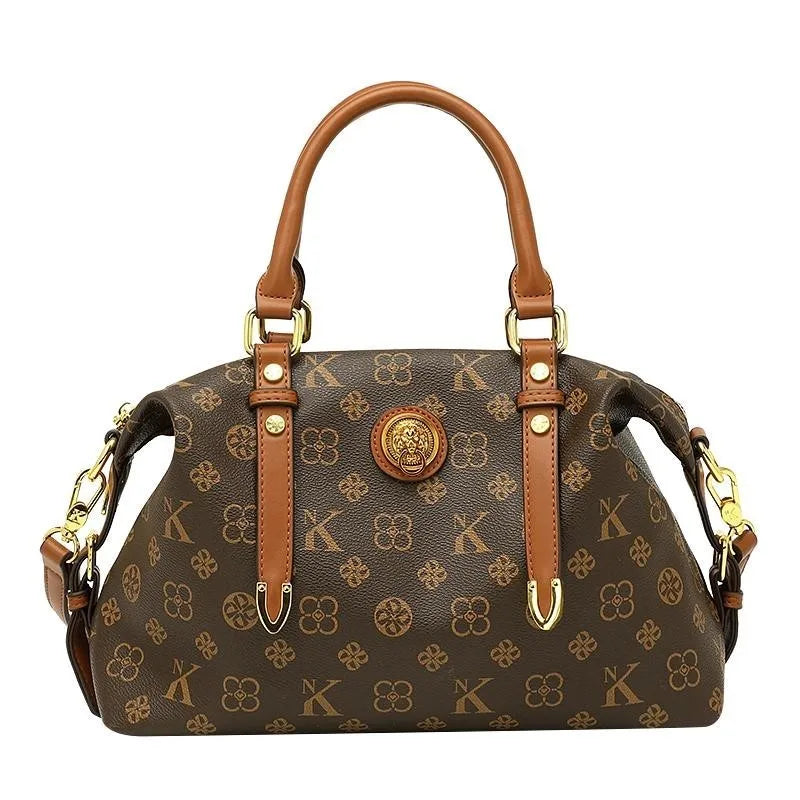 Ladies' light luxury handbag 2026 new high-end designer retro handbag shoulder bag large capacity crossbody bag fashionable