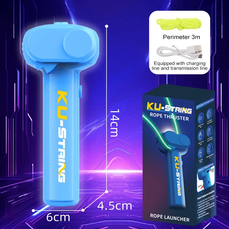 Glow-in-the-Dark Fun Electric Rope Thruster Children's Outdoor New Exotic Decompression Toys Creative Toys for Cats and Pets