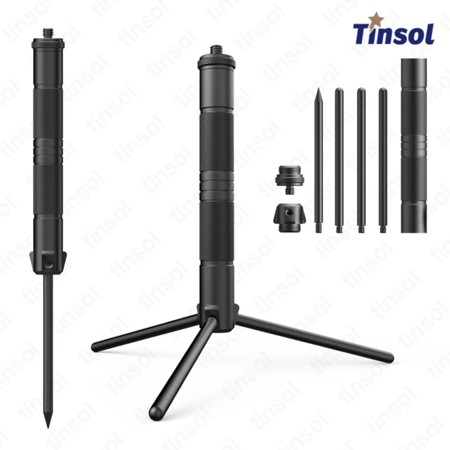 New Aluminum Lantern Stand Camping Lamp Pole Foldable Light Support Holder Lamp Bracket Camera Phone Tripod Stand For Picnic