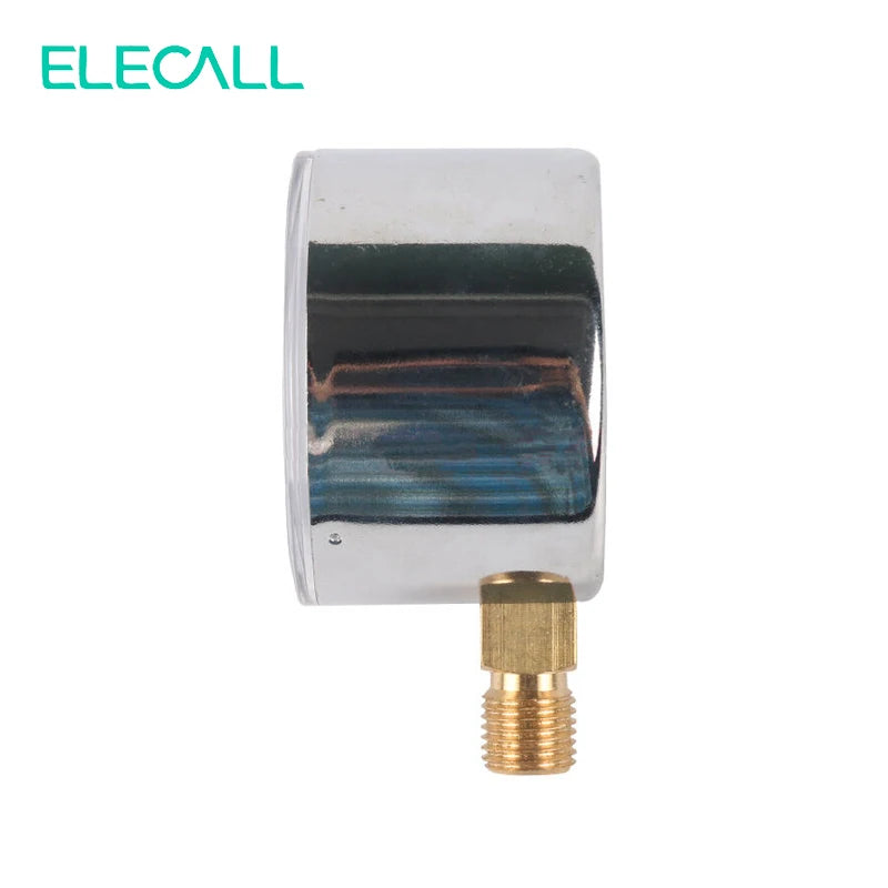 ELECALL YE-60 Air Diaphragm Pressure Gauge 0~6KPA  Phosphor Bronze Film Box Pressure Gauge Positive Pressure Meter