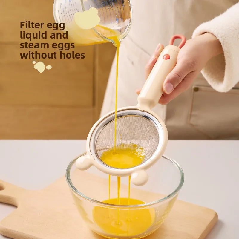 Kitchen Multi-functional Flour Sifter Strainer Soybean Milk Filter Net Household Ultra-Fine Debris Separator