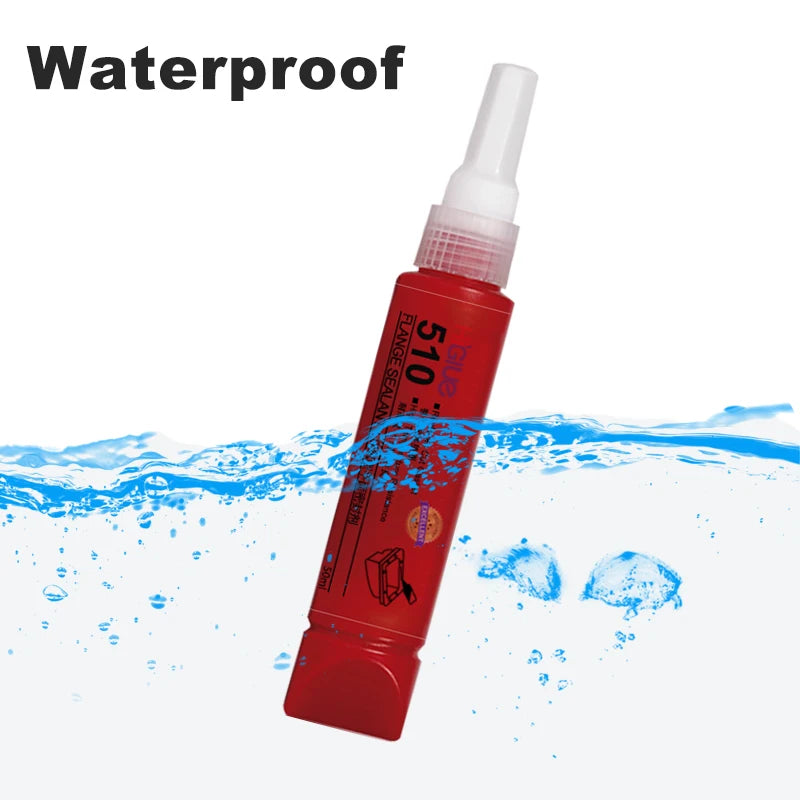 510 Flange Flat Sealant Adhesive High Temperature Gasket Sealing Glue Anaerobic Metal Screw Locking Rigid Layer Sealant Tube