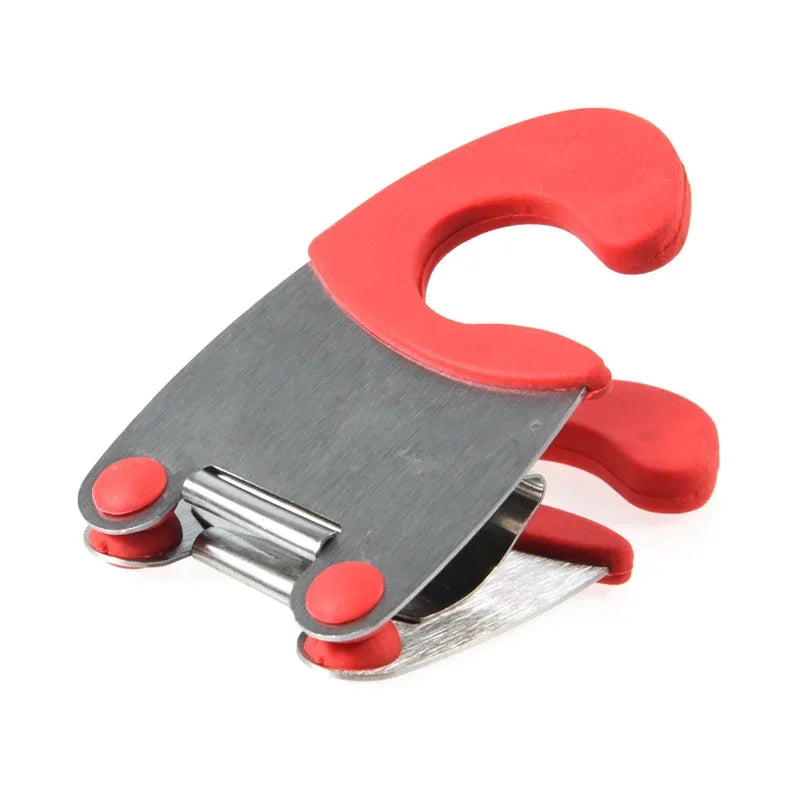 Stainless Steel Pot Side Clips Anti-scalding Spoon Holder Kitchen Gadget Rubber Kitchen Gadget Spoon Holder Rest Kitchen Gadgets