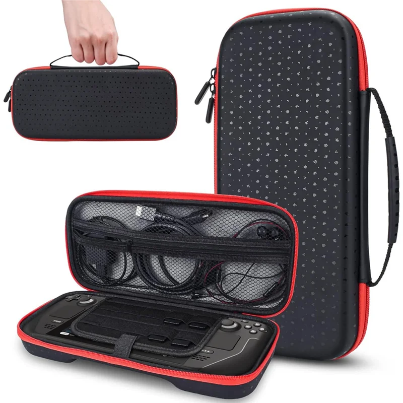 X12A-Carrying Case For Steam Deck, Shockproof Hard Travel Protective Case For Steam Deck Console And Games Accessori