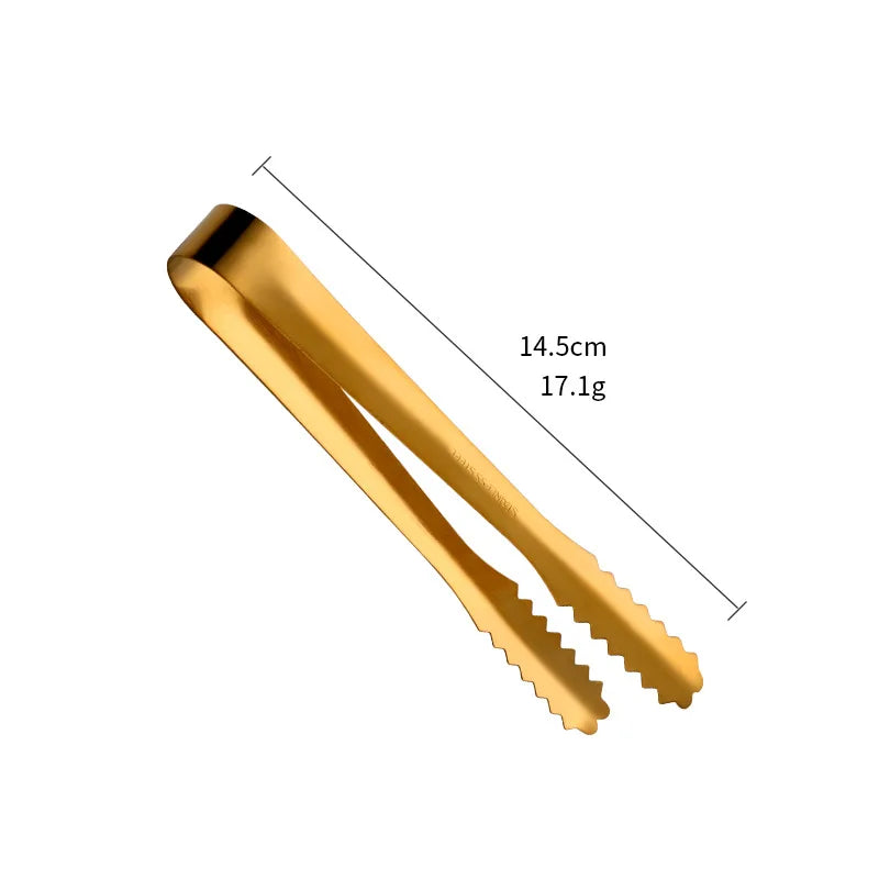 Stainless Steel 6 Inch Small Ice Clip Cafe Sugar Clip Hotel Towel Clip Household Kitchen Gadgets Food Clip
