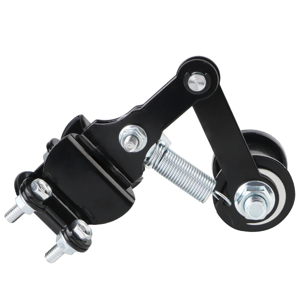 4 Wheeler Motorized Bike Motorcycle Chain Adjuster Tensioner Sprocket Parts Tools Universal Guide with Guide Wheels Bike