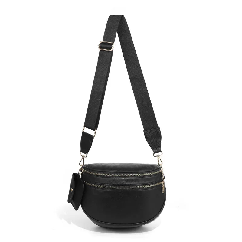 New checkered crossbody bag, shoulder bag, large-capacity shell bag