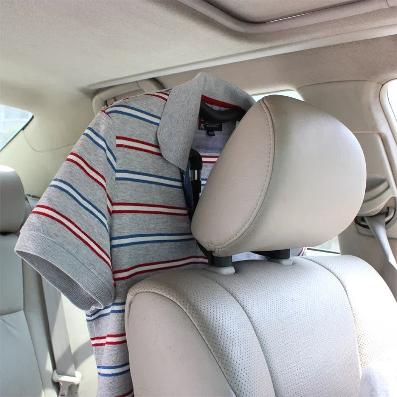450250mm Universal Soft Car Headrest Clothes Hanger Back Seat Jacket Suit Holder Auto Interior Accessory