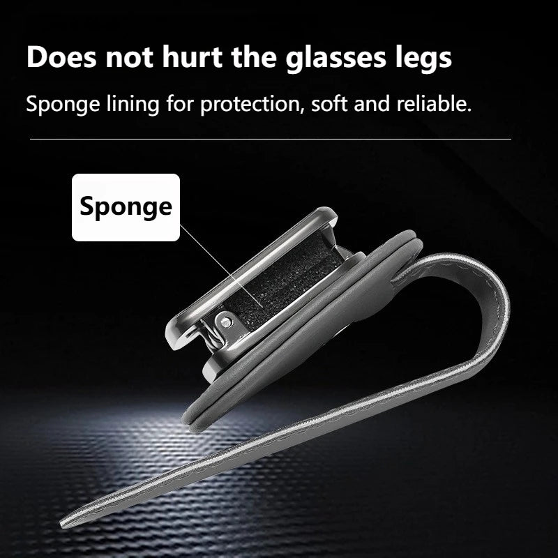 Car Sunglasses Clip Universal Card Ticket Holder Stand Fastener Pen Case Eyeglasses Sun Visor Car Accessories