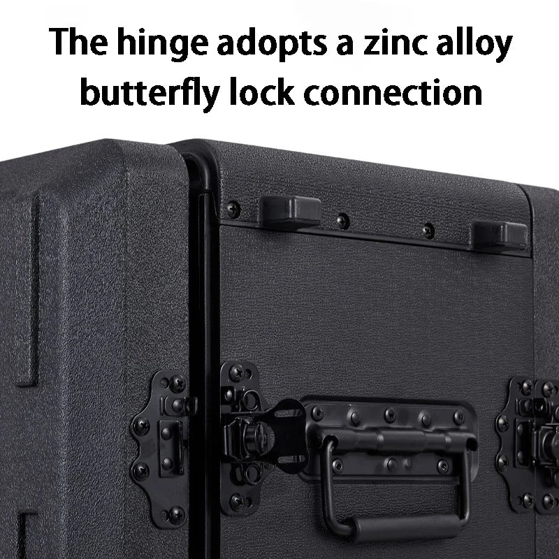2U Wireless Microphone Box PE Plastic Receiver Box 3U Digital Power Amplifier Sequencer Boxes Portable Safety Protection Boxes