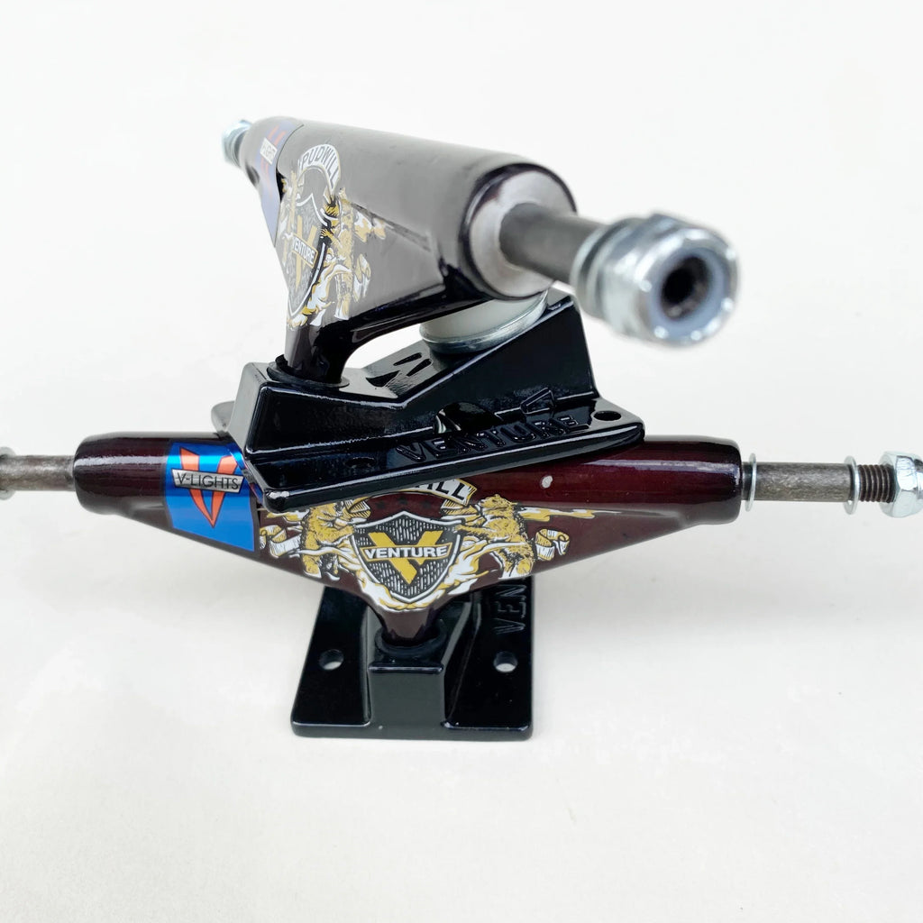 139mm Venture Skateboard Trucks Good Quality Aluminum Alloy Truck Carbon Steel Hollow Kingpin Skate Trucks