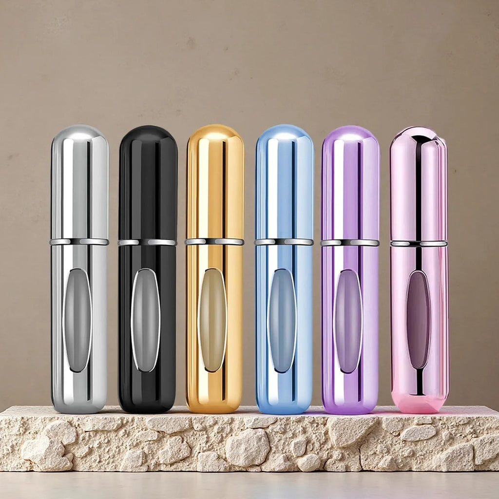 6Pcs 5ml Perfume Refillable Bottle Portable Mini Travel Spray Atomizer for Women, Pocket Cologne Dispenser