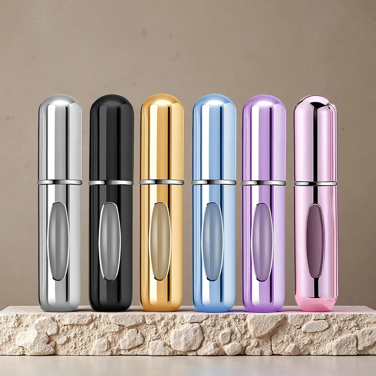 6Pcs 5ml Perfume Refillable Bottle Portable Mini Travel Spray Atomizer for Women, Pocket Cologne Dispenser