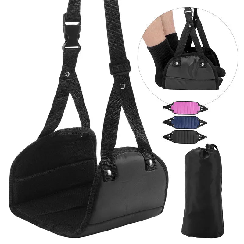 Foot Rest Airplane Footrest Made With High Quality Foam Portable Travel Footrest Carry-On Foot Rest Adjustable Height Foot Rest