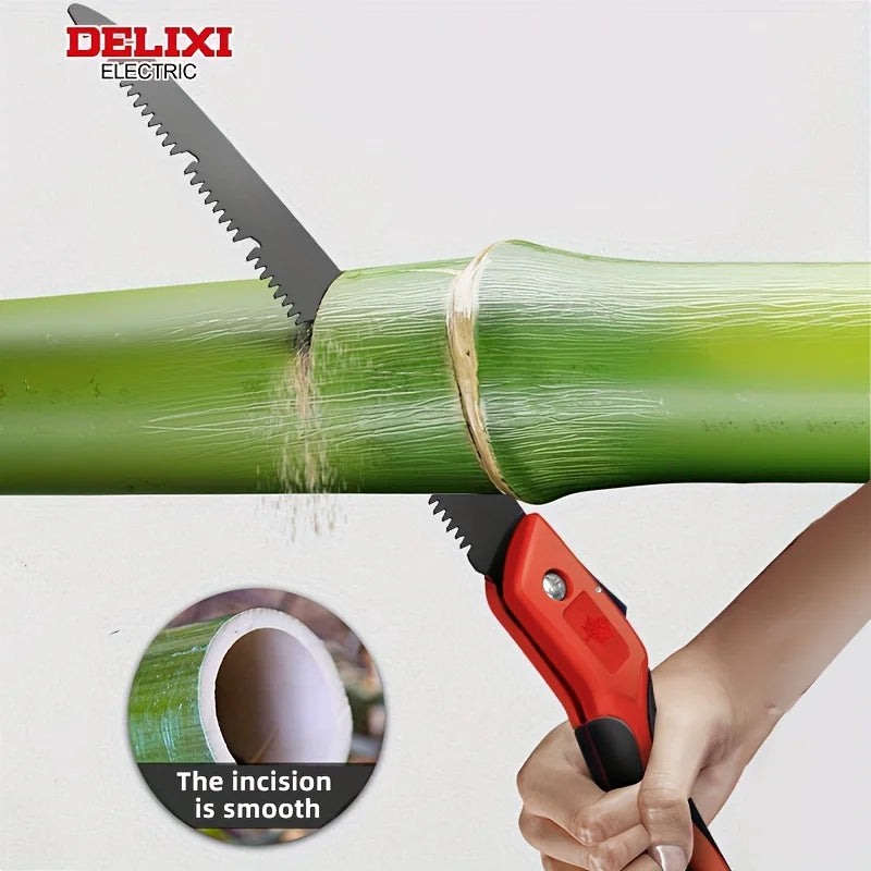 DELIXI ELECTRIC Folding Garden Saw 16/19/21 Inch Sizes | 1/3 Piece Sets | Thickened Wear-Resistant Steel Blade | Woodworking