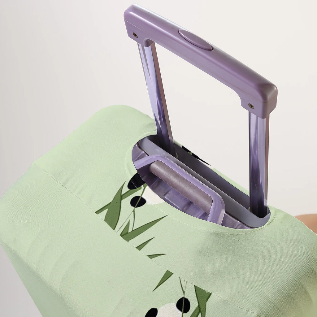 Panda pattern luggage protection cover, suitable for 18-32 inch luggage covers, luggage handle gloves, travel accessories