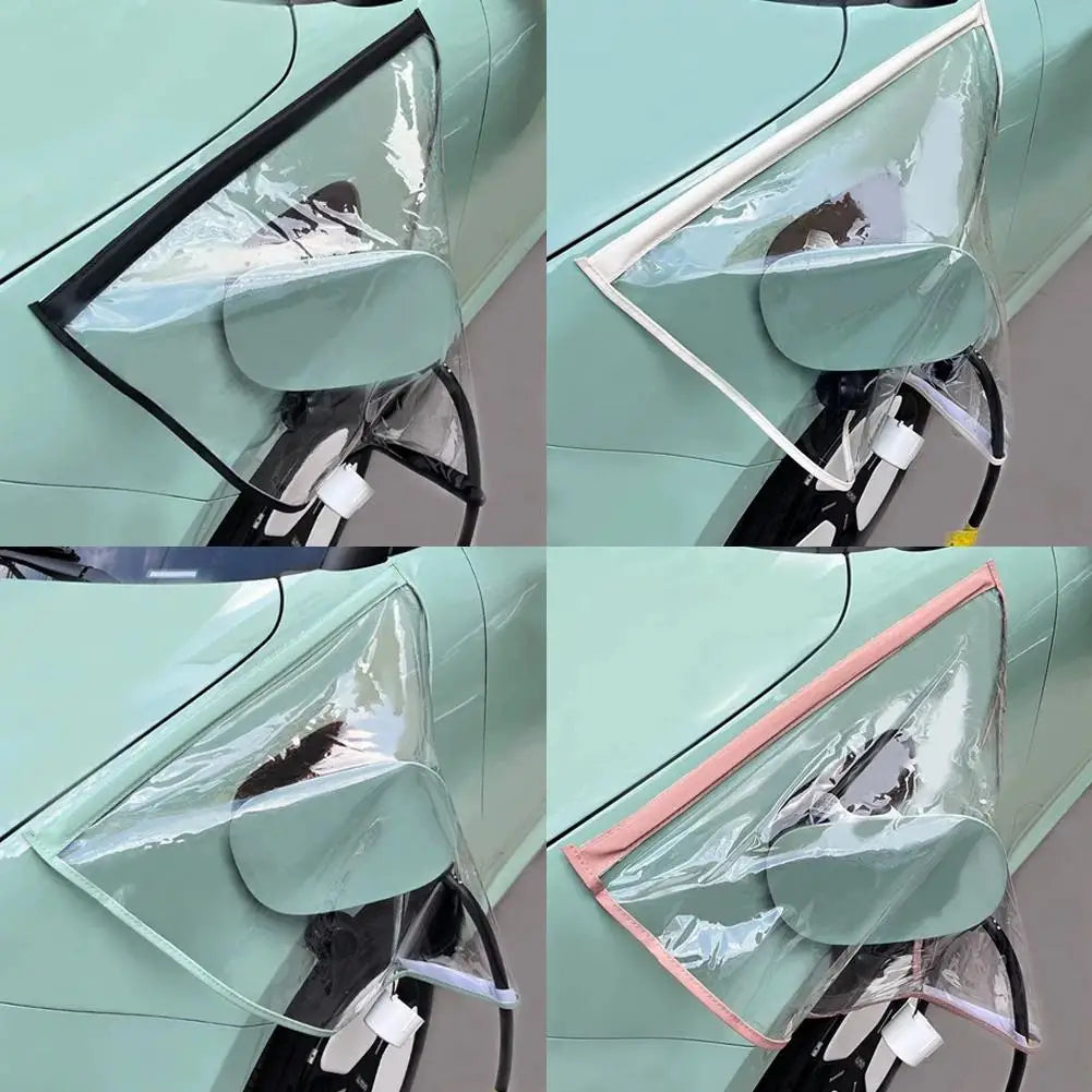 Charger Port Cover Waterproof Cover Electric Car Charging All Weather Protection Accessories Outdoor Q0I7