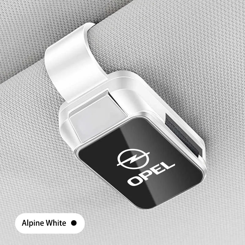 Car Eyeglass Holder Glasses Storage Clip Sunglasses Holder with Sponge Protection For Opel Corsa D Astra Insignia Mokka Adam