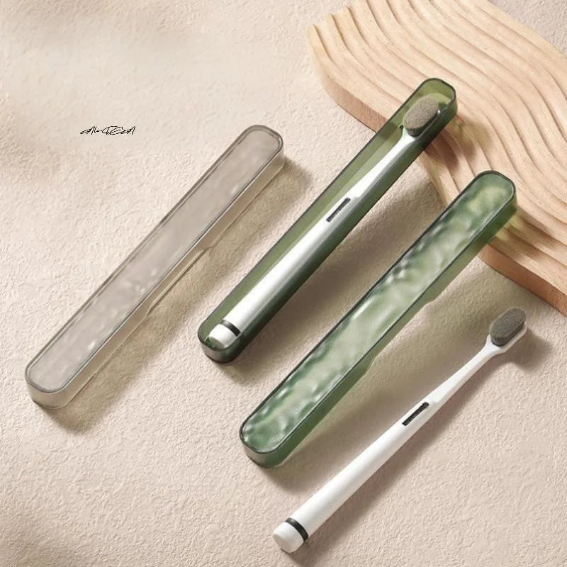 1/2Pcs Portable Toothbrush Storage Organizer Case - Travel Toothbrush Holder Box for Outdoor Camping Bathroom Accessories