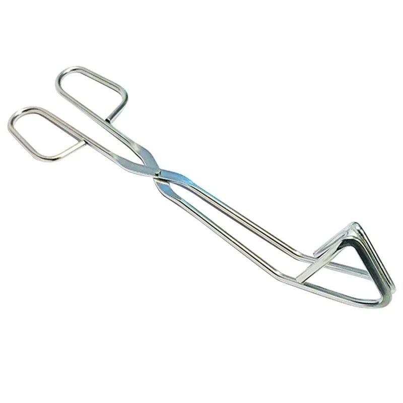 Heat Resistant Hollow-Out Barbecue Clip, Food Tongs, BBQ Accessories, Stainless Steel Material for Kitchen BBQ