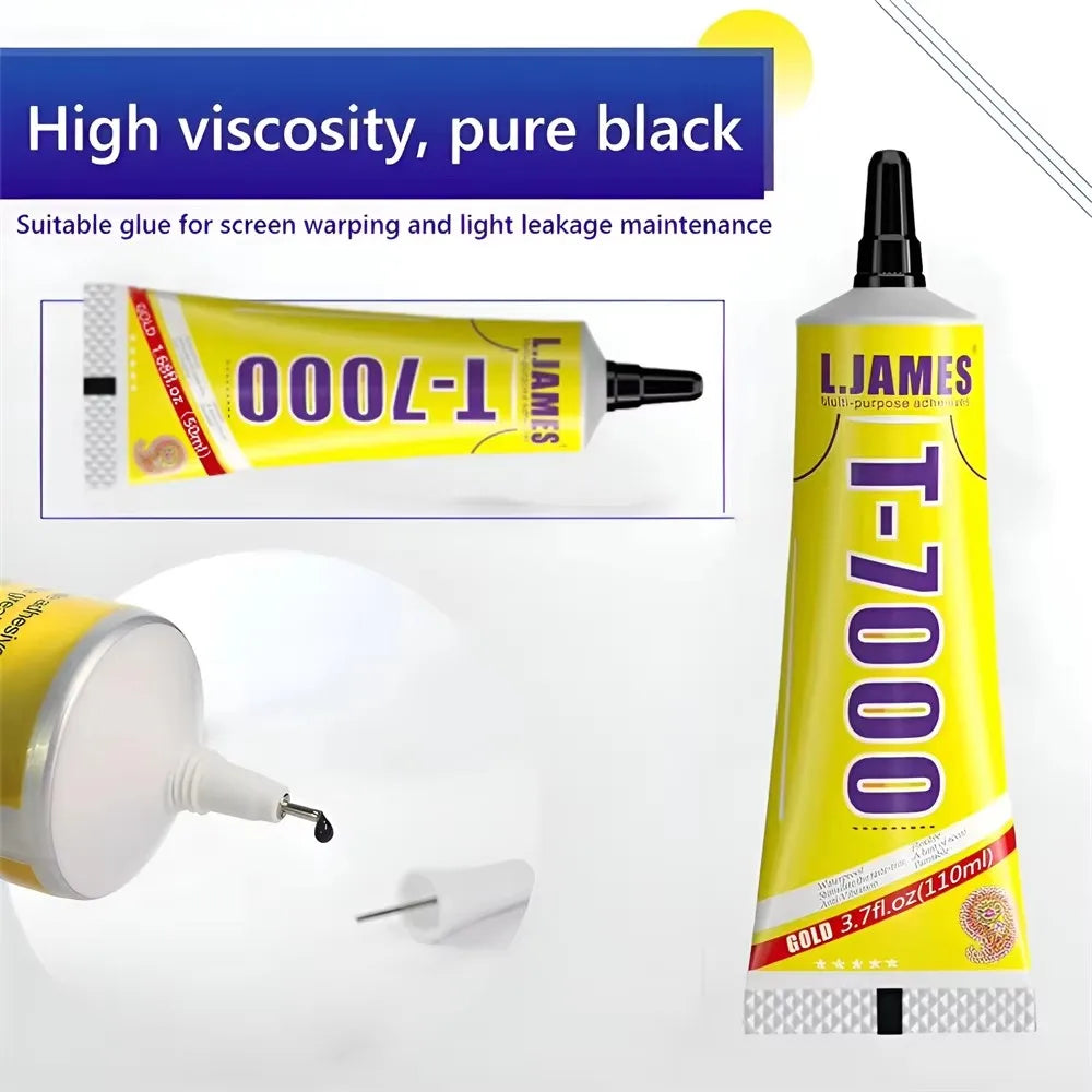 T8000 Precision Glue Jewelry Rhinestone Shoe Phone Repair DIY T7000 Adhesive Crystal Clothes Textiles Logo Patches Leather Bond
