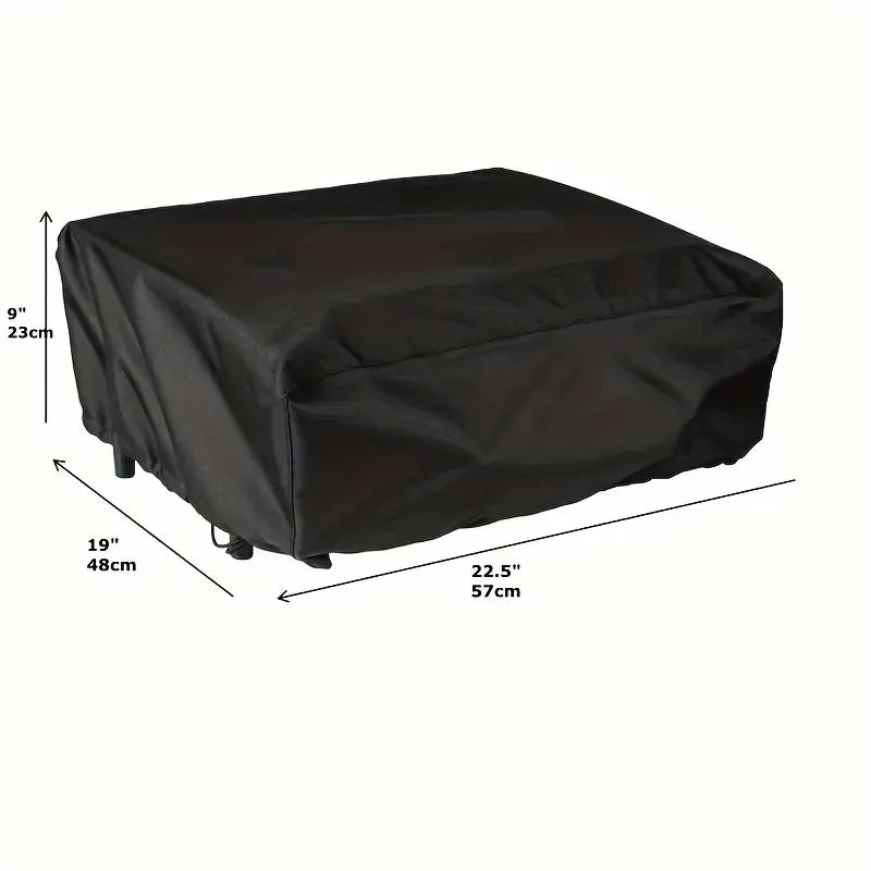 Universal Heavy-Duty Grill Cover, Fits Blackstone Griddle with Hood & Camping Grills, RV Outdoor Barbecue Accessory