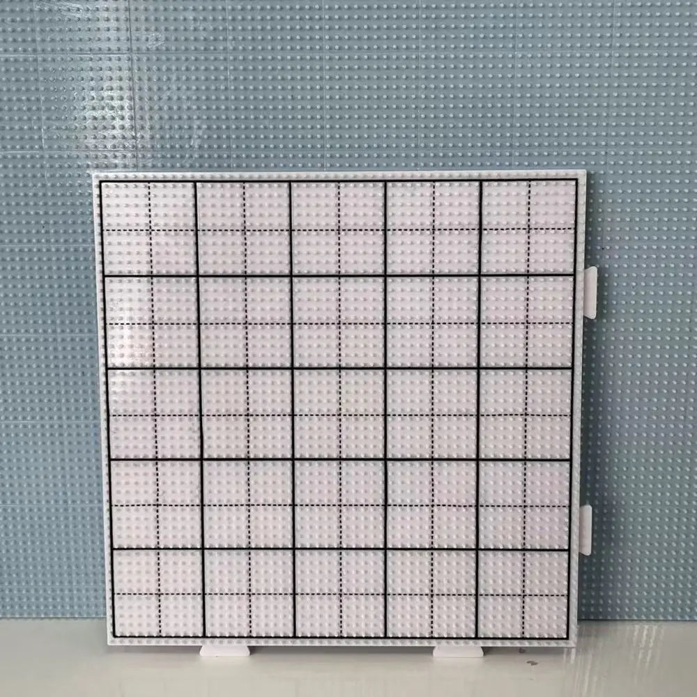 2Pcs 2.6mm Beads Fuse Beads Pegboards Thicken with Black Line Melting Beads Pegboards Square No Deformation Fuse Beads Boards