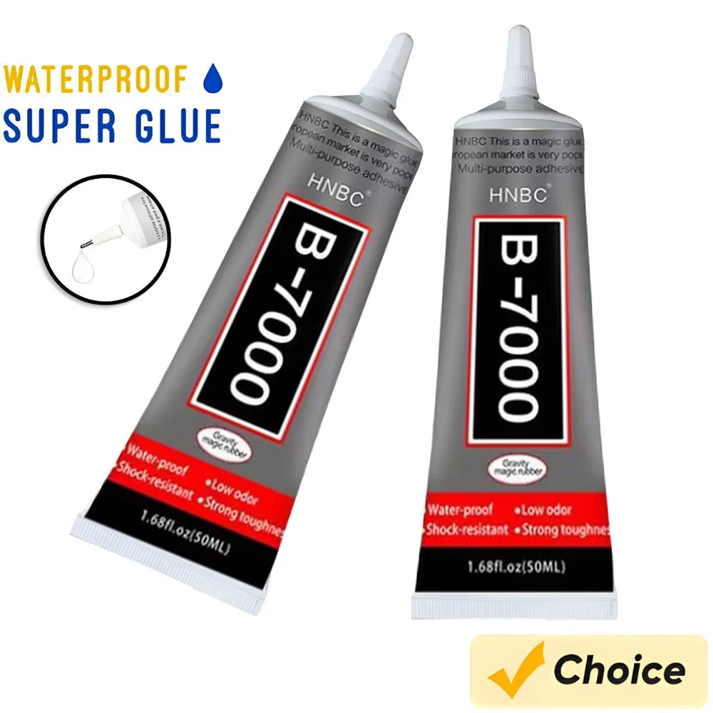 1pcs 3/15/50/110ml B7000 Glue T-7000 Adhesive Epoxy Ziai Repair Cell Phone Touch Screen Liquid Glue Jewelry Craft Adhesive Glue