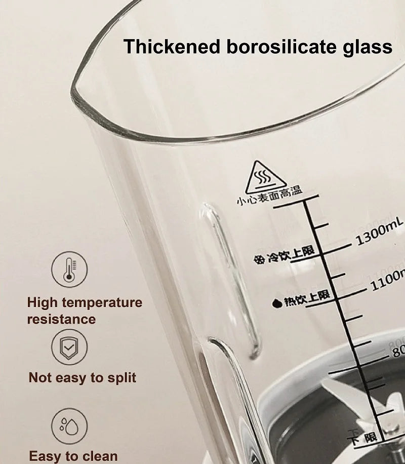 1.5L Soy Milk Machine Multifunctional Wall Breaker Appointment Auto Rice Paste Machine 8-Blade Knife Blender Home Electric Juice