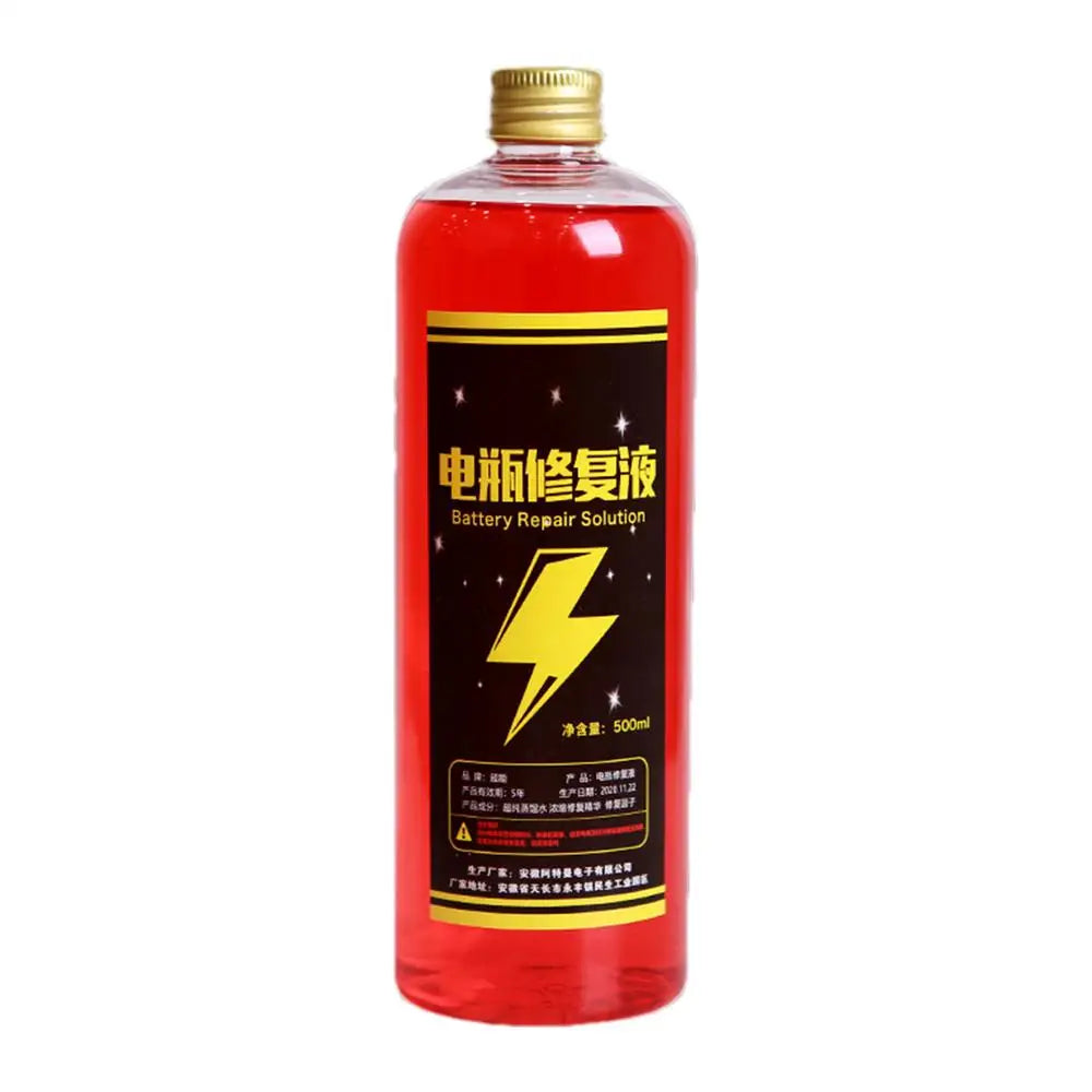 500ml Concentrated Safe Car Battery Restore Refill Solution Auto Battery Additive Battery Repair liquid Car Accessories