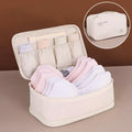 Travel Storage Bag Portable Underwear Pantyhose, Socks Organizing Bag, Double Layer Large Capacity Luggage Bag Travel Essentials