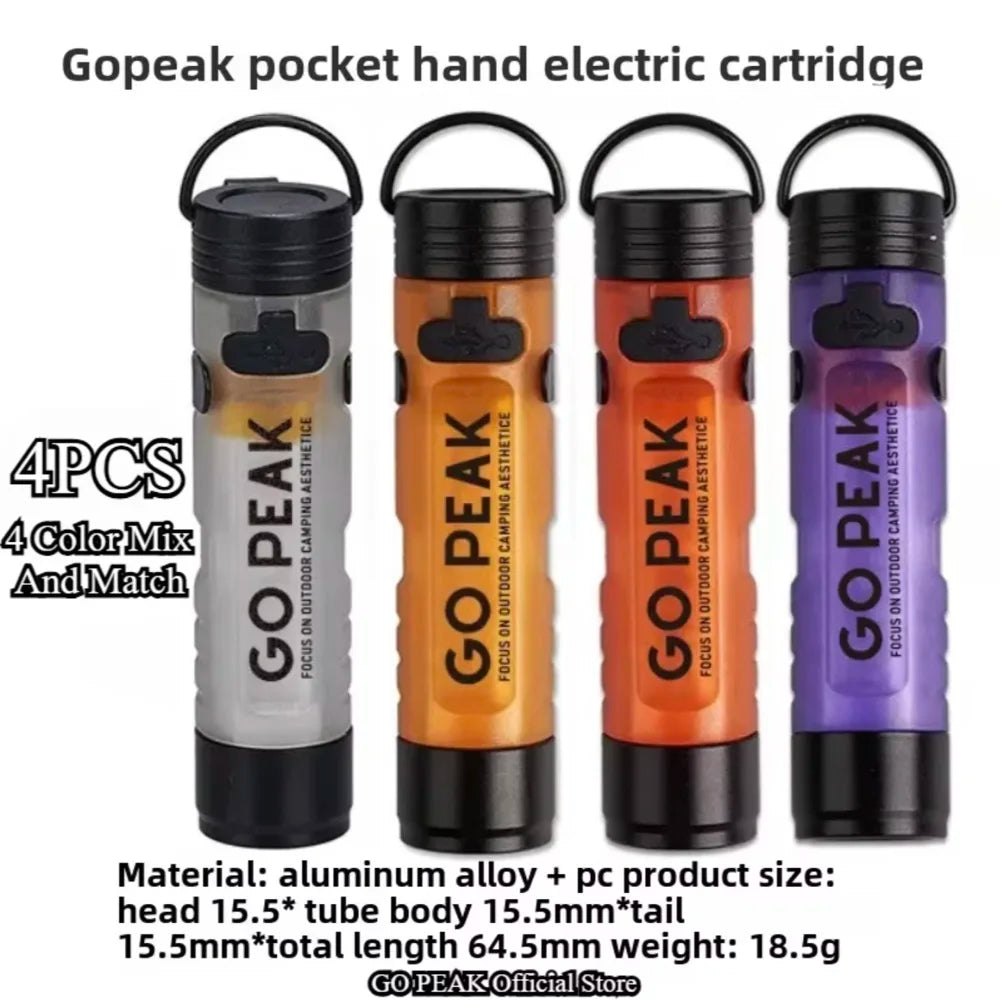 GOPEAK 5050 Small Light Outdoor Key Clip Cap Ambient Led Long Endurance Disaster Relief Emergency Pocket Mini Flashlight