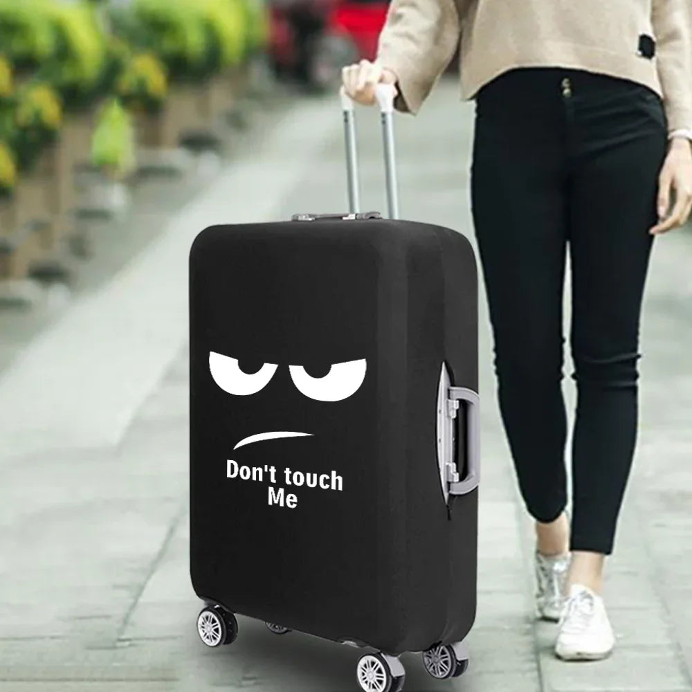 Fashion Travel Essentials Suitcase Cover Funny Print for 18-32 Inch Traveling Accessories Bag Trolley Luggage Protective Case