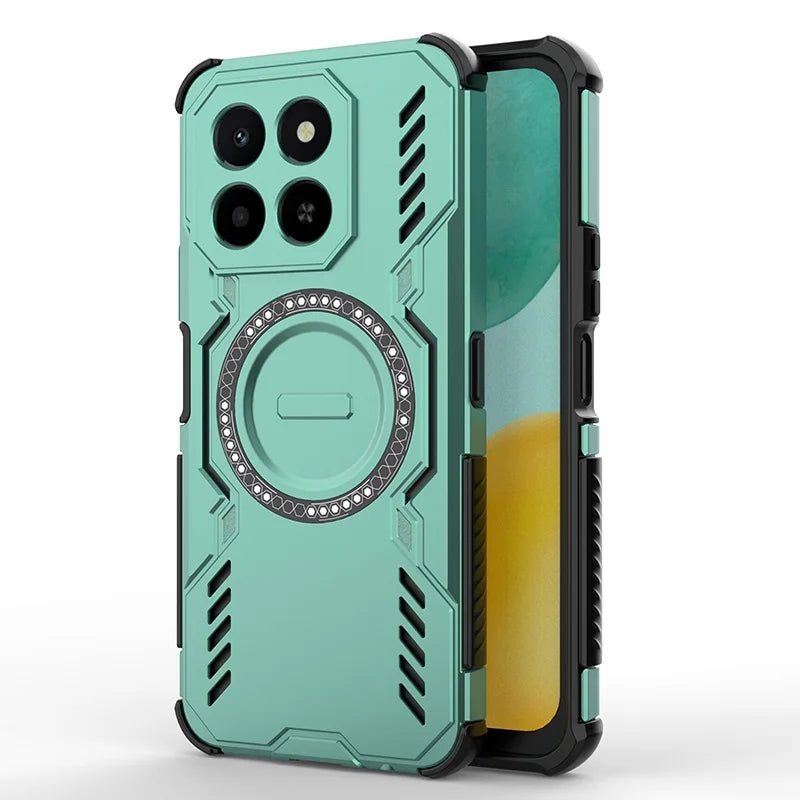 For Honor X6C Case Cover Huawei Honor X6C Capas Bumper Armor Shockproof Magnetic Attraction Adsorption Charge Fundas Honor X6C