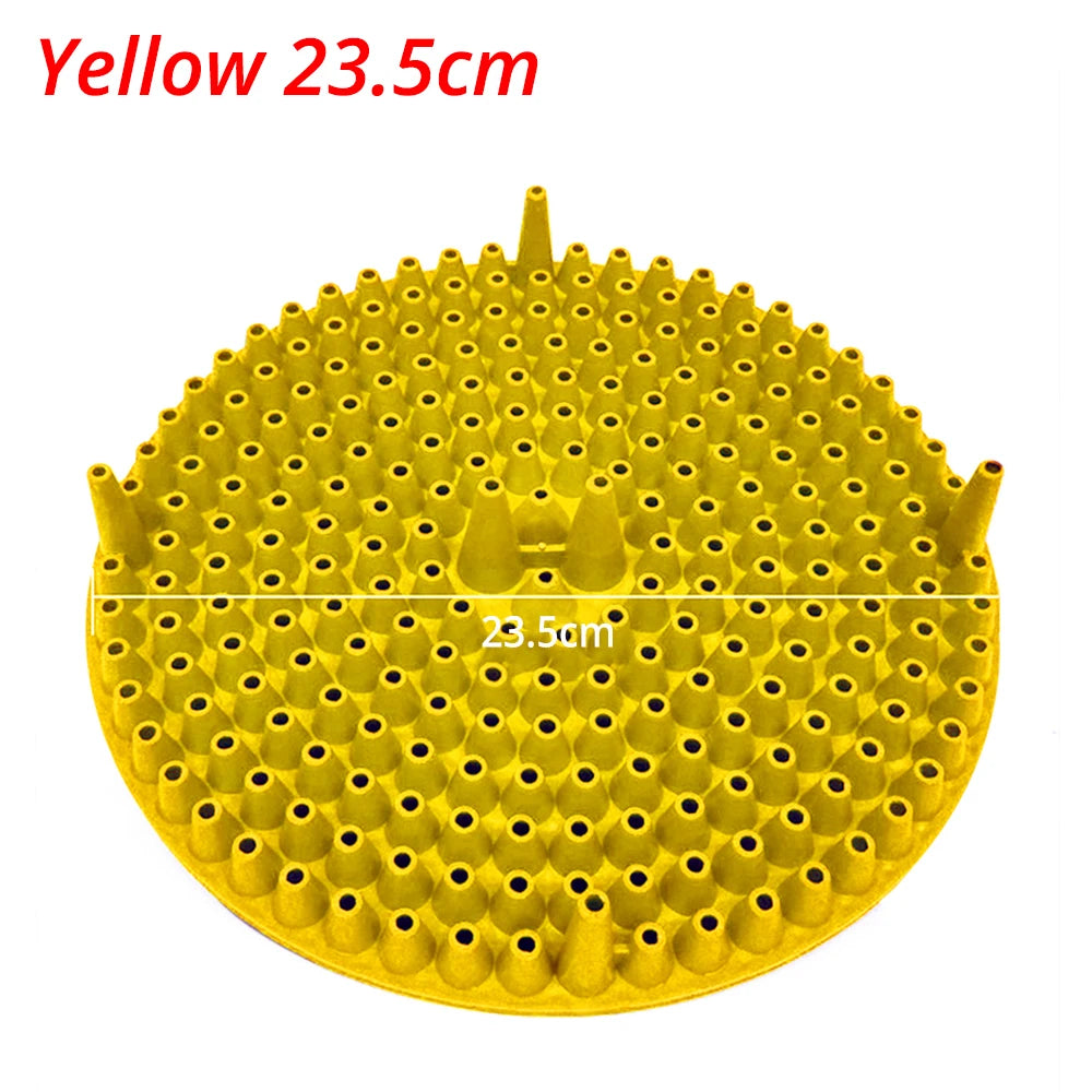 1X Car Wash S Stone Guard Isolation Net Funnel Bucket Filter Supplies Shop Tools Bullet Head Screen Beauty Cleaning Blue Yellow
