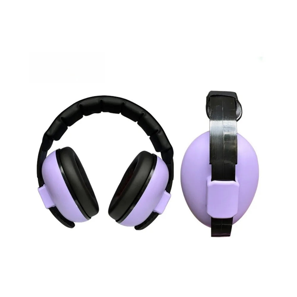 Adjustable Baby Earmuffs Soft Padding Lightweight Design Soundproof Earmuffs Comfortable Fit Safety