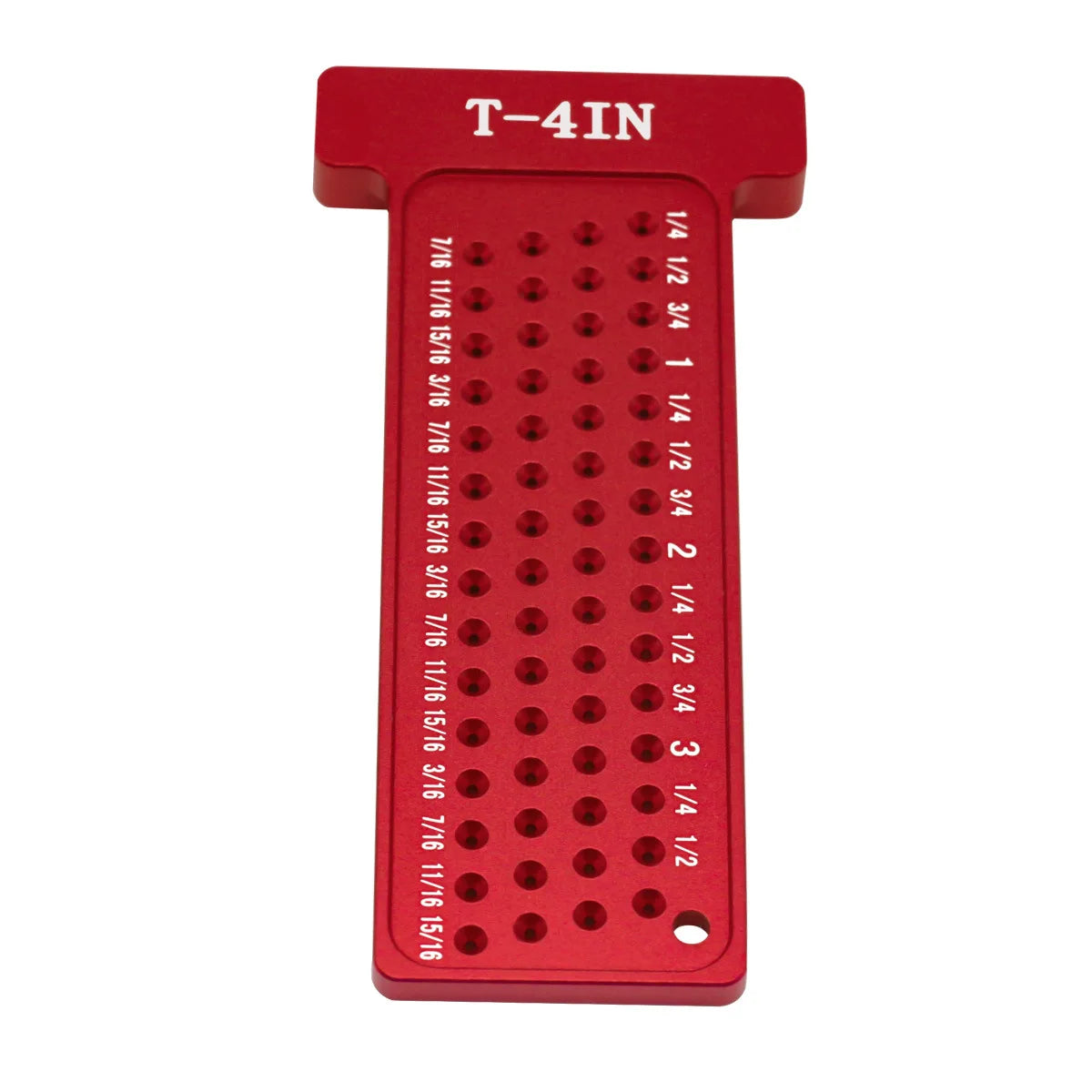 Woodworking Scribe Metric Inch T-Square Scribing Aluminum Alloy Pocket Ruler Hole Marking Gauge T-type Line Drawing DIY Tools