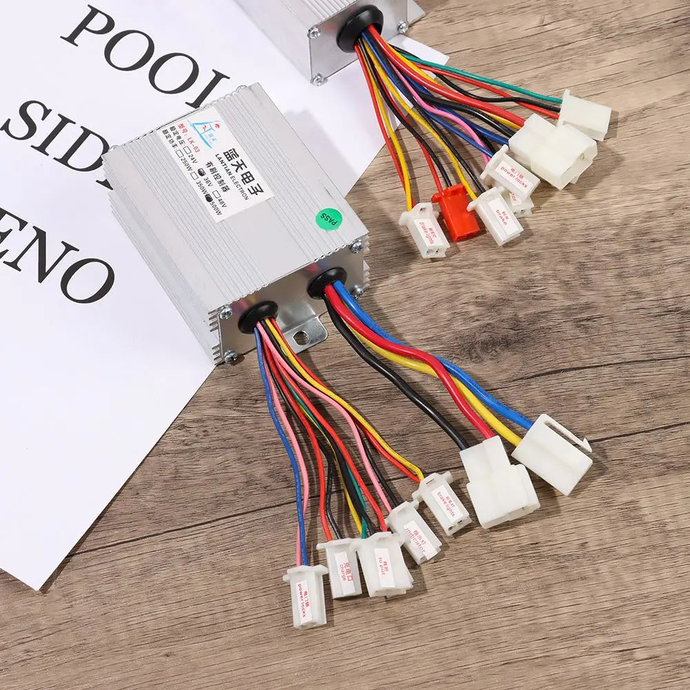 E-bike Accessories 24V/36V/48V Electric Bicycle Parts Bicycle Controller Brushed Controller Electric Bike Motor