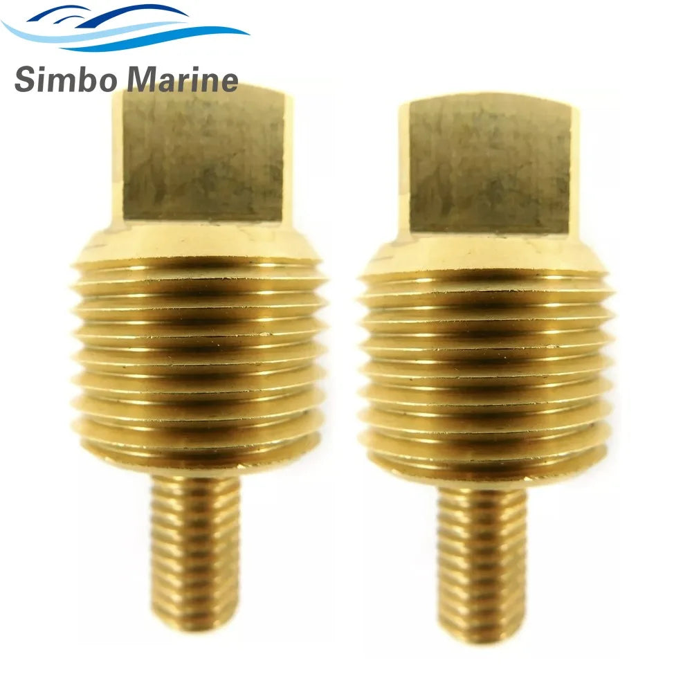 2 pcs New Genuine OEM Compatible with VOLVO PENTA Plug For Zinc Anode 838928 3838500 861546 00714TPM 18-6021