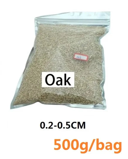 125g-500g Barbecue Wood Chips BBQ Wood Sawdust For Smoke Generator Smoking Pellet Wooden BBQ Grilling Chunks Cocktail Smoking
