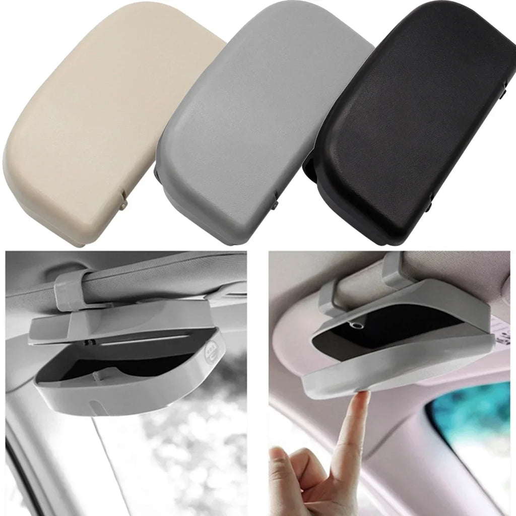 Car glasses case, car glasses clip, glasses holder, multifunctional car sun visor storage, sunglasses holder