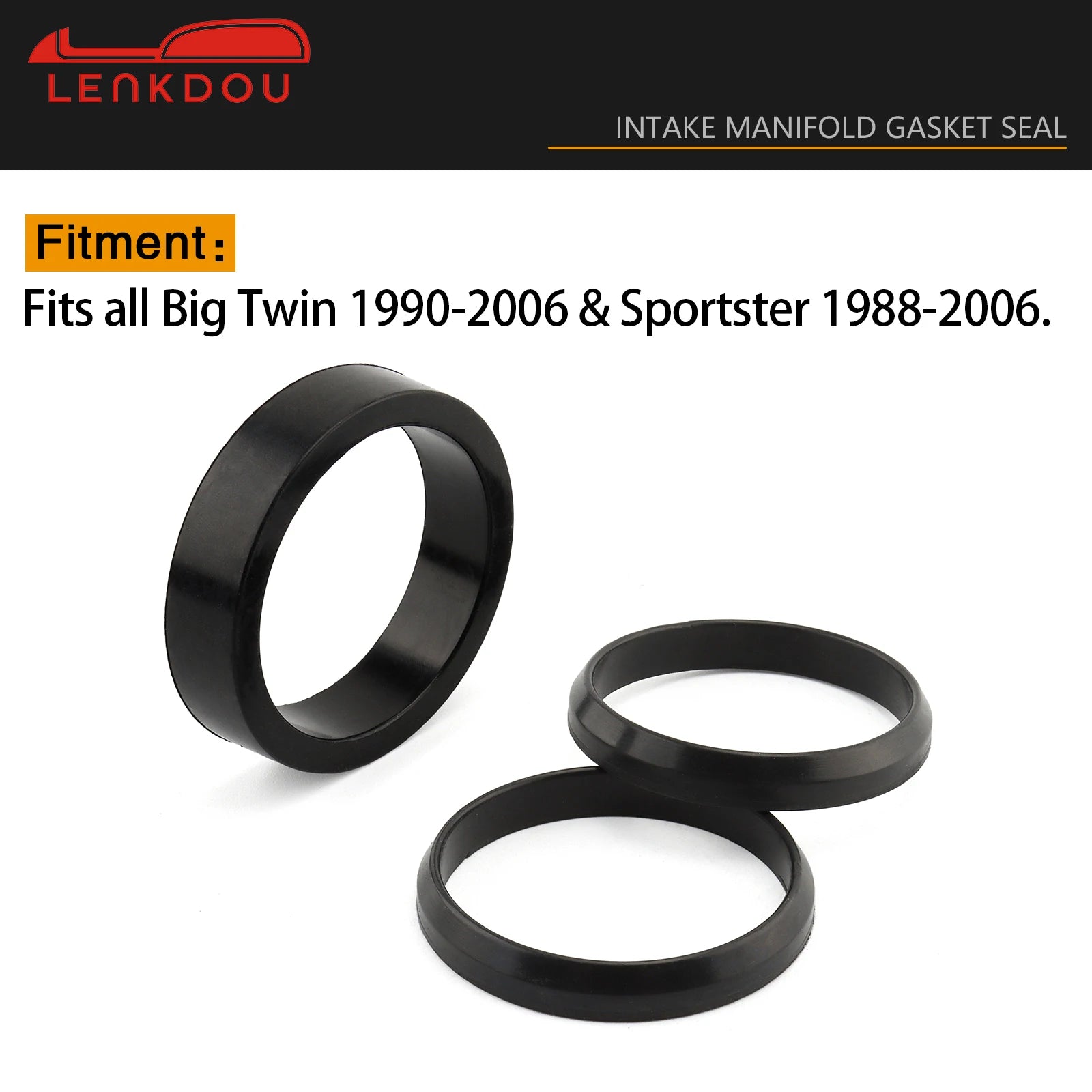 Motorcycle HardDrive Carburetor Intake Manifold Gasket Seal Kit For Harley Big Twin 1990-2006 Sportster XL 883 1200 1988-2006