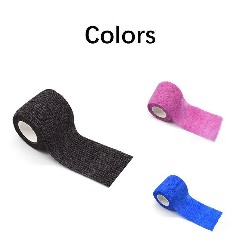 6PCS Pet Self-Adhesive Bandage Waterproof Elastic Breathable Tearable Animal Wound Care Fixation Wrap Tape for Dogs Cats Paw