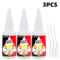 LOOLIFL cyanoacrylate 502 Super Glue 20g Instant Strong Adhesive Fast Drying Waterproof Glue for Metal Plastic Wood DIY Repair
